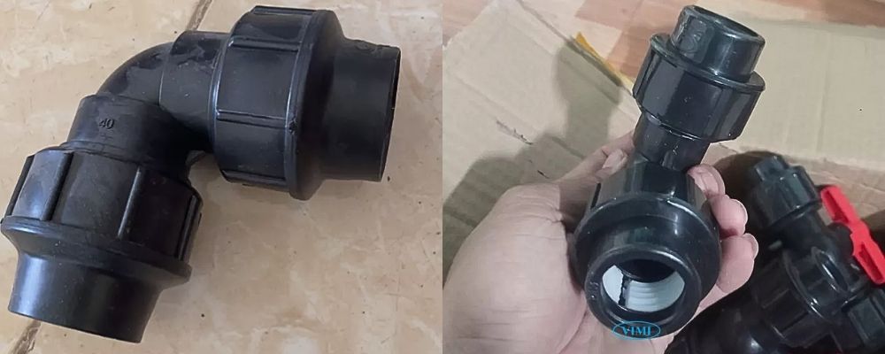 phụ kiện ống hdpe cút nhựa