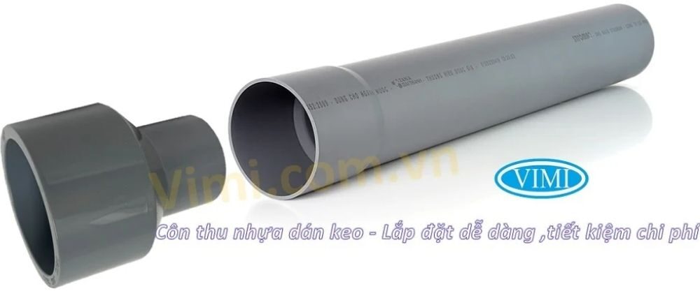 phương pháp kết nối côn thu upvc