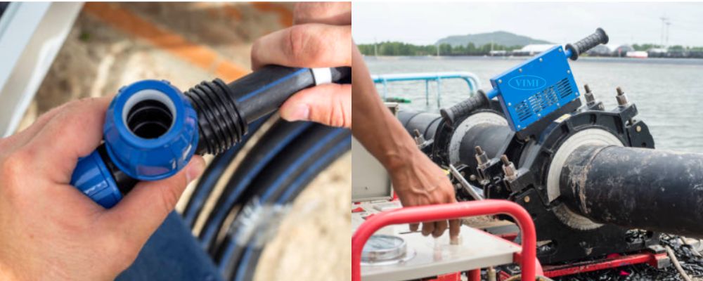 phương pháp kết nối phụ kiện ống hdpe