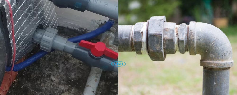 rắc co 21 nối với loại ống nào