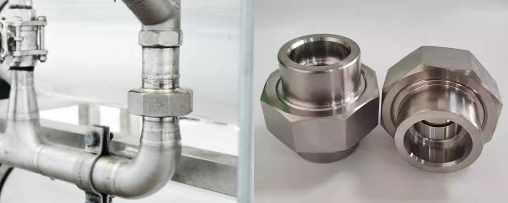 rắc co inox nối hàn