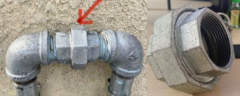 Hiểu trọn vẹn rắc co nối ống nước là gì rắc co nối ống nước thép mạ