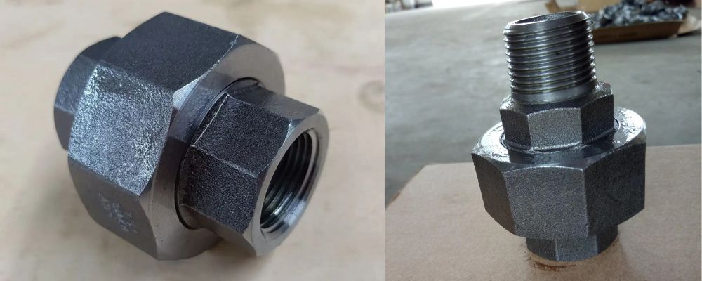 rắc co thép đen nối ren