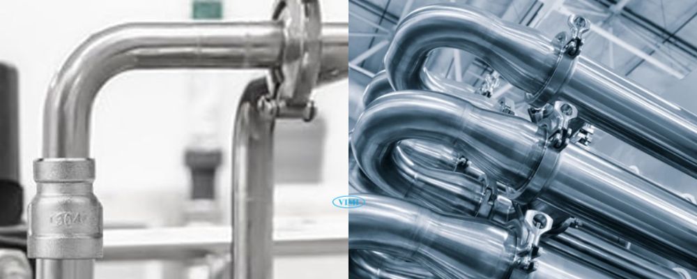 ứng dụng côn thu inox 304