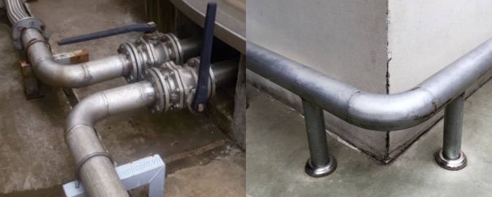 ứng dụng của cút hàn inox 304