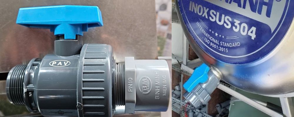 van téc nước nối ren