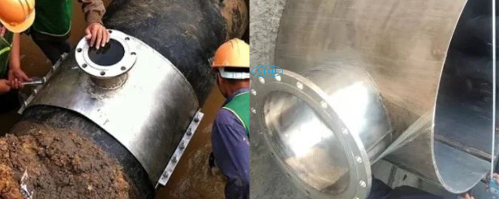 các bước lắp đặt đai khởi thủy inox