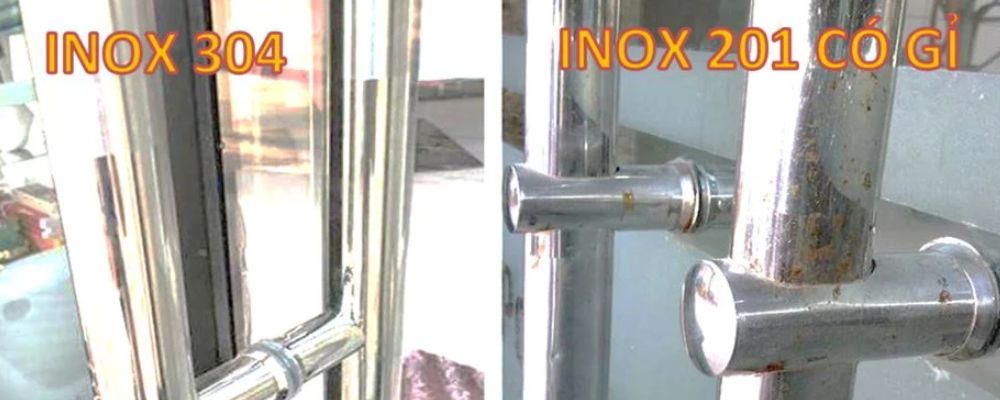inox 201 có bị ăn mòn không