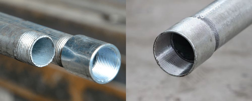 Măng sông tráng kẽm D60 kết nối măng xông kẽm dn50