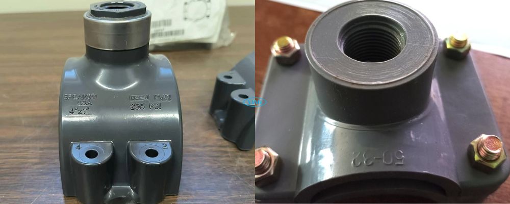 kích cỡ đầu ra đai khởi thủy pvc