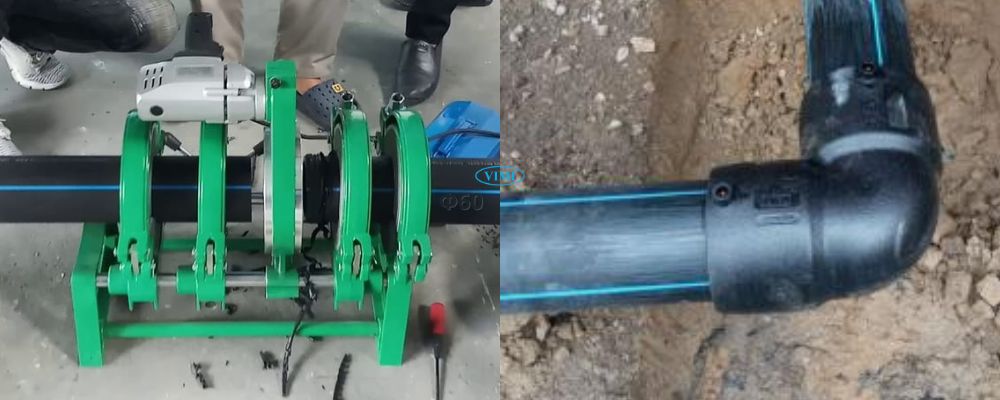 kiểu kết nối ống nhựa hdpe phi 60