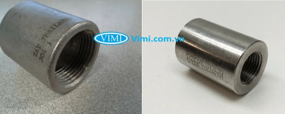 măng sông inox 304 nối ren