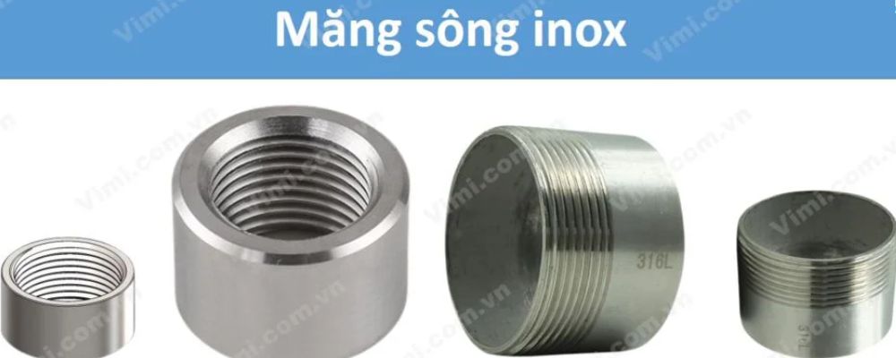 măng sông inox nối ren