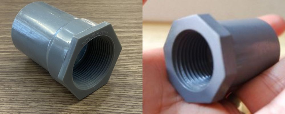 măng sông pvc nối ren