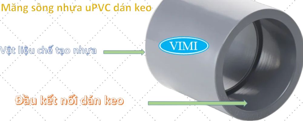 măng sông upvc dán keo