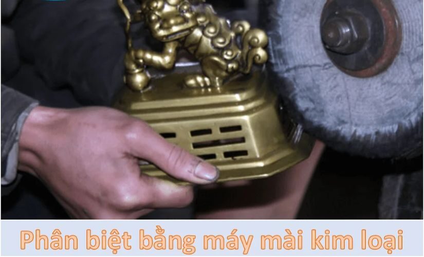 nhận biết đồng bằng máy mài