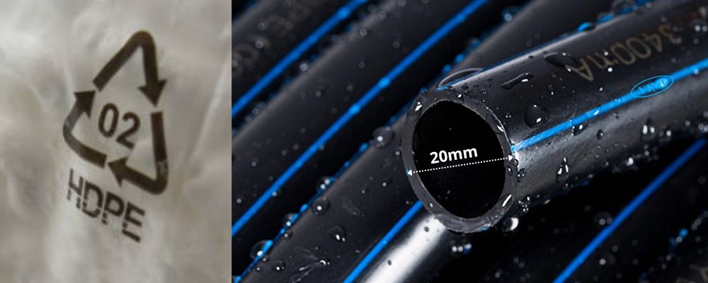 Ống HDPE 20 - Giá giá ống nhựa hdpe phi 20 ống hdpe 20 làm từ nhựa hdpe