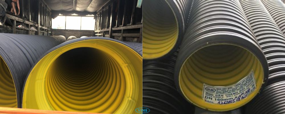 ống hdpe gân xoắn bình minh