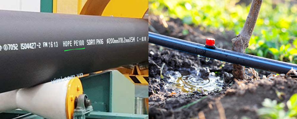 ống hdpe pe100 cấp nước