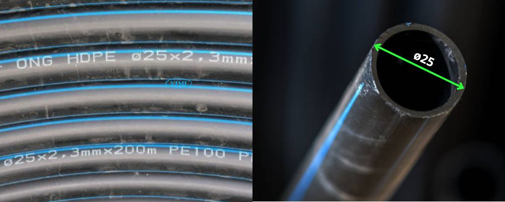 phạm vi ứng dụng ống hdpe 25