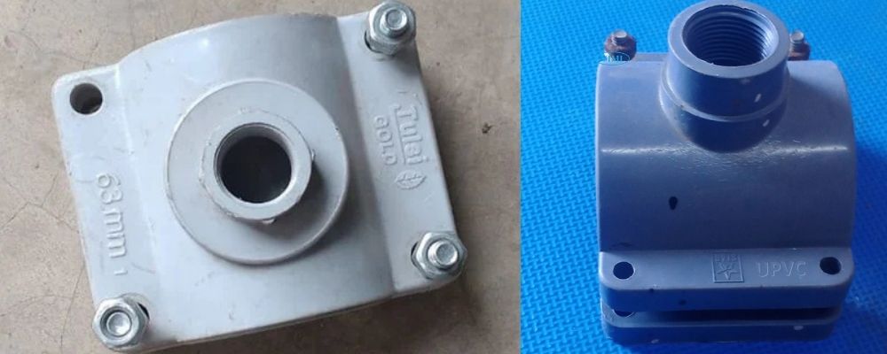 phân biệt đai khởi thủy nhựa upvc vị trí bu lông