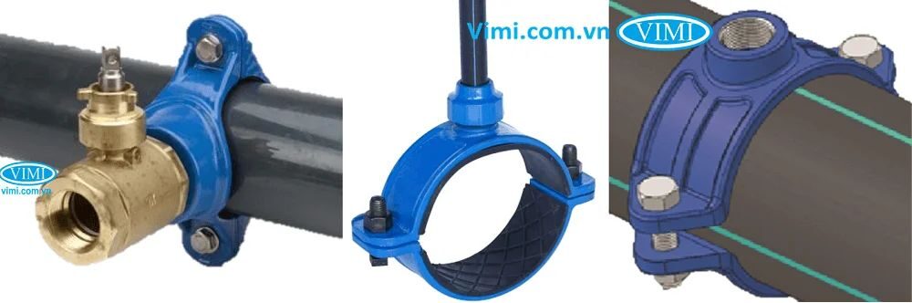 Đai khởi thủy bản nhỏ - Đai khởi thủy gang ứng dụng của đai khởi thủy bản nhỏ