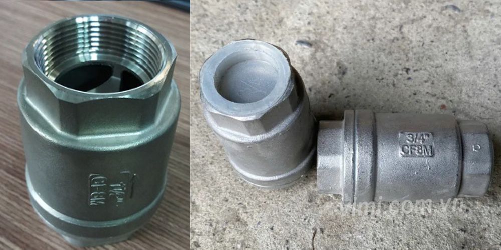 chú ý mua van 1 chiều lò xo inox