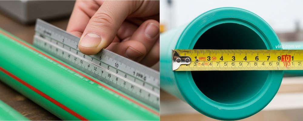 khi nào cần đến kích thước ống ppr