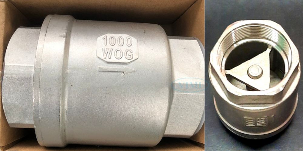 kho van 1 chiều lò xo inox