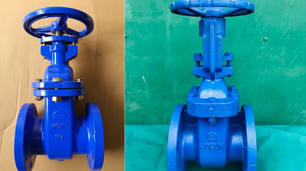 kích cỡ van cổng gang