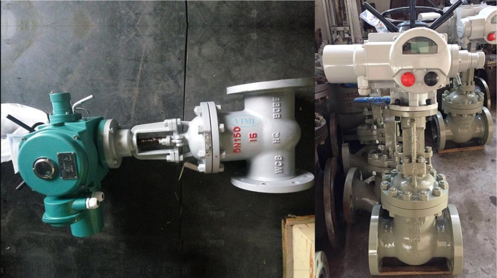 lắp đặt van cổng điều khiển điện