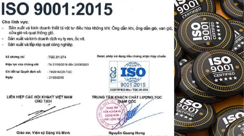 lợi ích khi áp dụng tiêu chuẩn iso