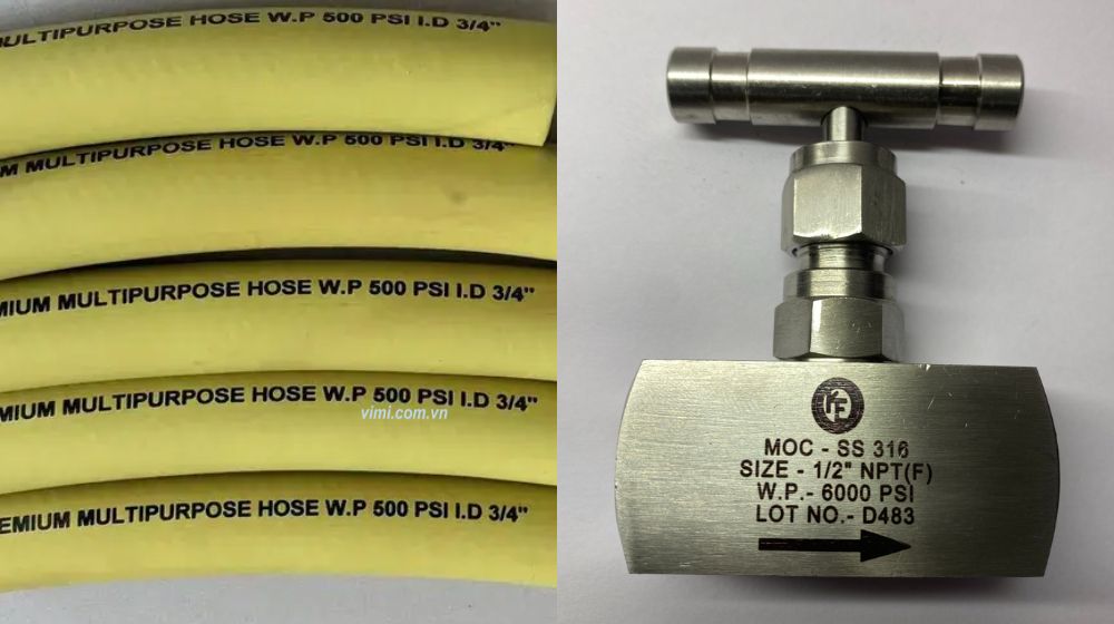 một số dải đơn vị psi thường gặp