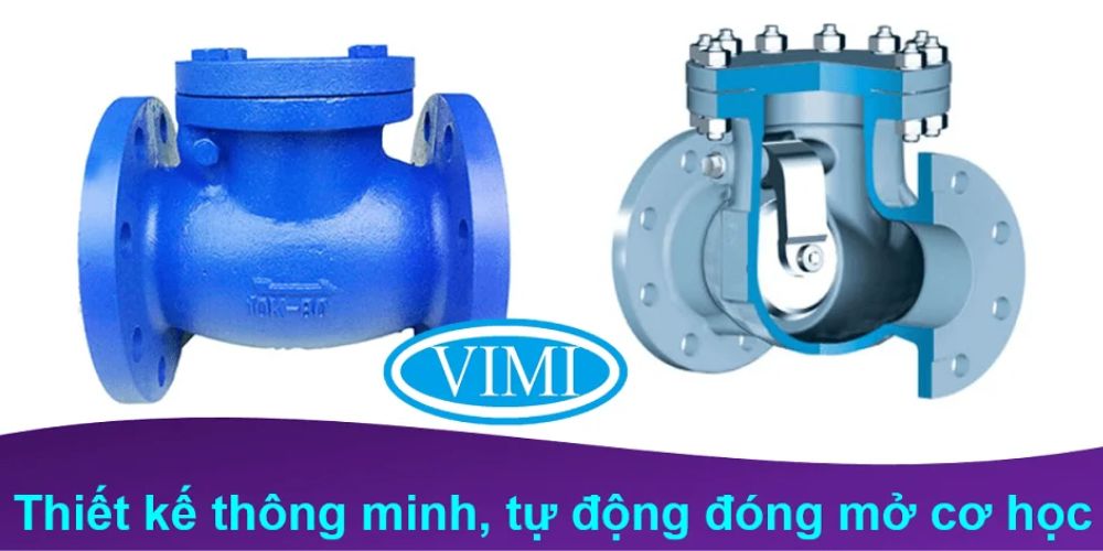nguyên lý hoạt động van 1 chiều lá lật dn125