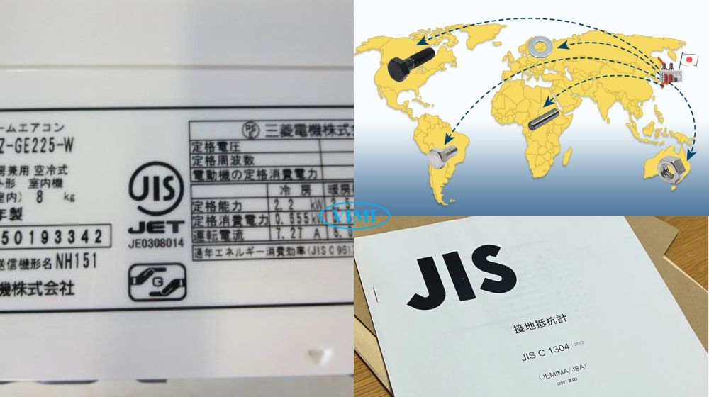 tiêu chuẩn jis trên thế giới