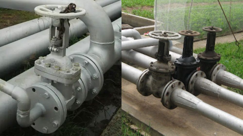 ứng dụng van cổng thép