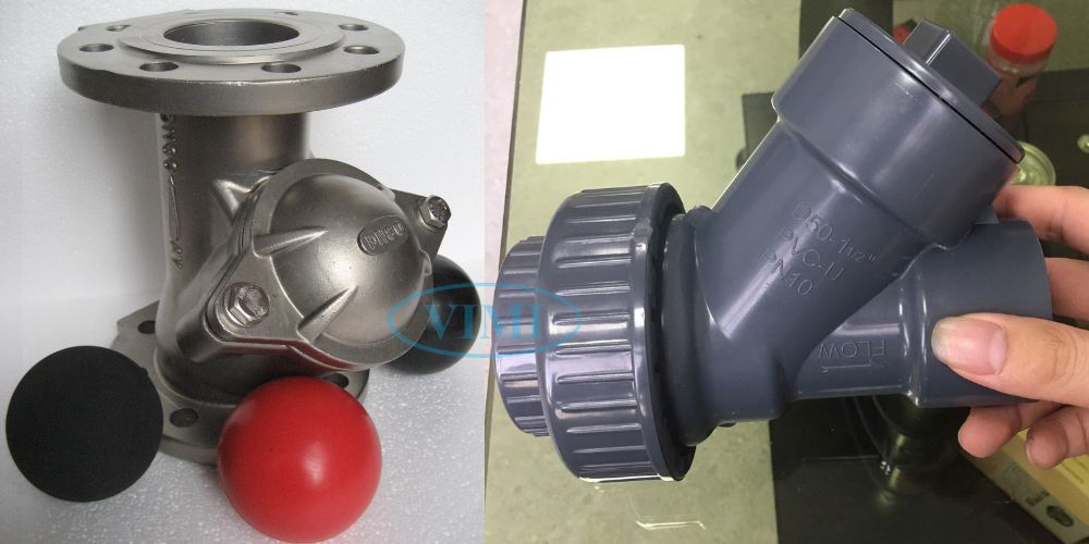 Van bi 1 chiều - Van 1 chiều bi ưu điểm của van bi một chiều