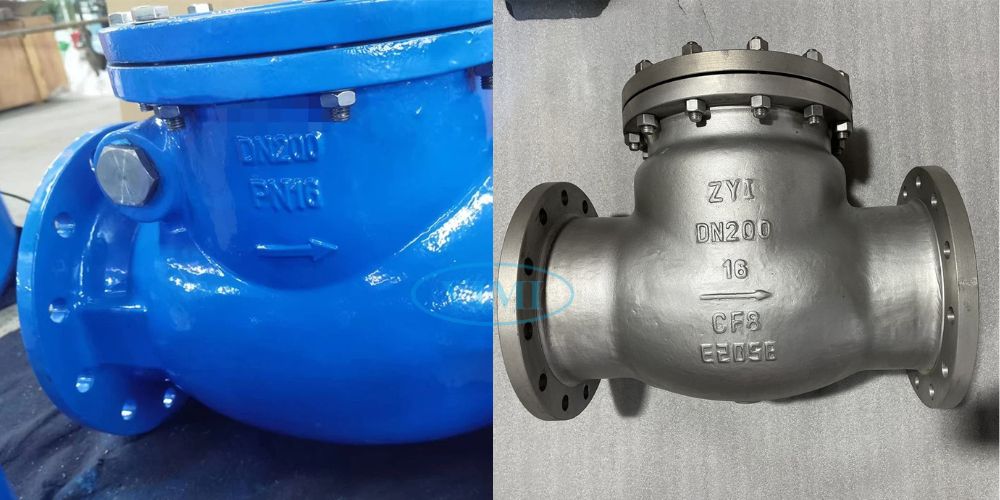 van 1 chiều dn200 lá lật