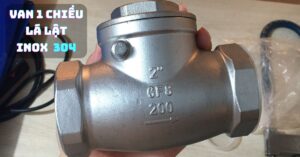 van 1 chiều lá lật inox 304