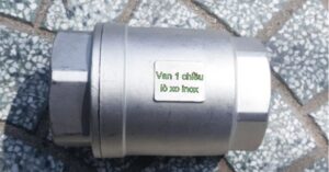 van 1 chiều lò xo inox
