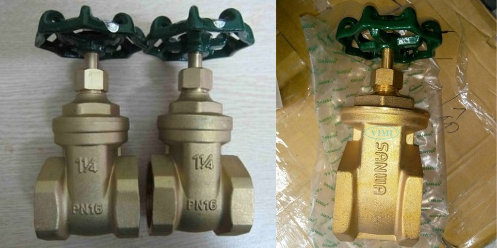 van chặn nước đồng