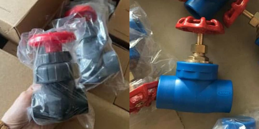 van chặn nước nhựa