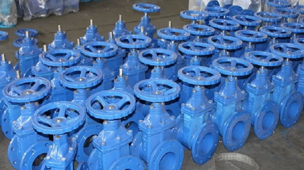 van cổng gang ty chìm