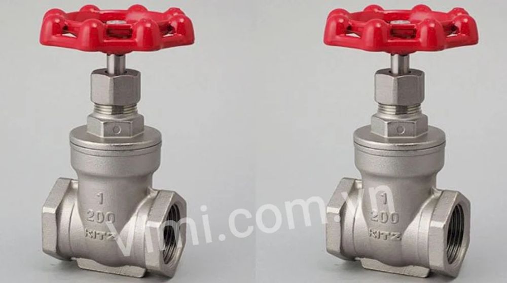 van cổng inox ty chìm