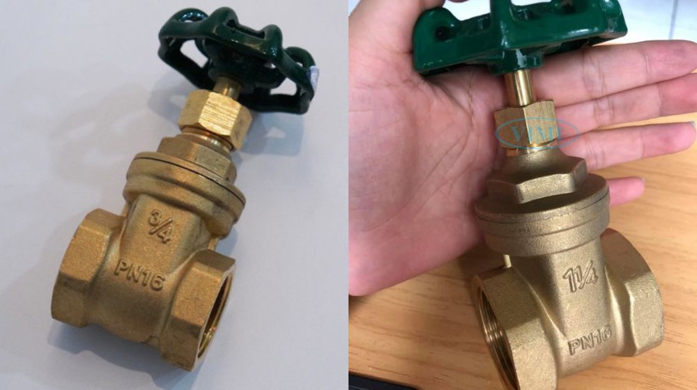 van cổng nối ren thân đồng