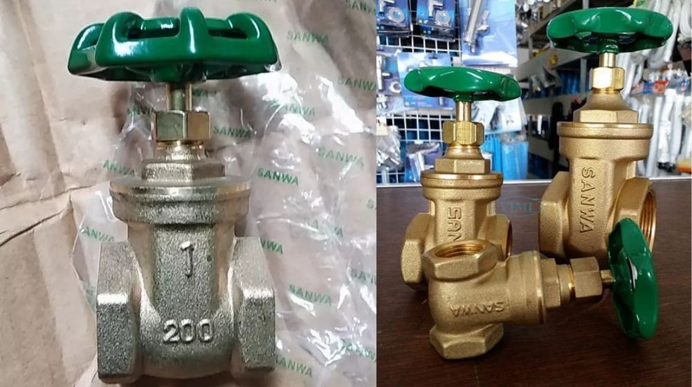 van cổng tay vặn sanwa