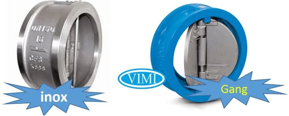 vật liệu van 1 chiều cánh bướm dn100