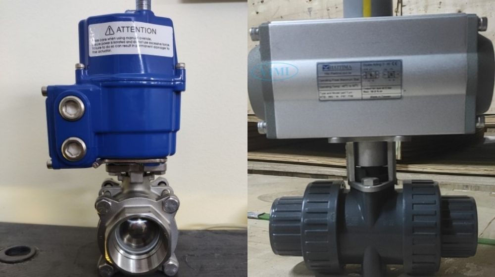 cách vận hành van bi nối ren