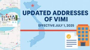 địa chỉ vimi sau sáp nhật 01-07-2025