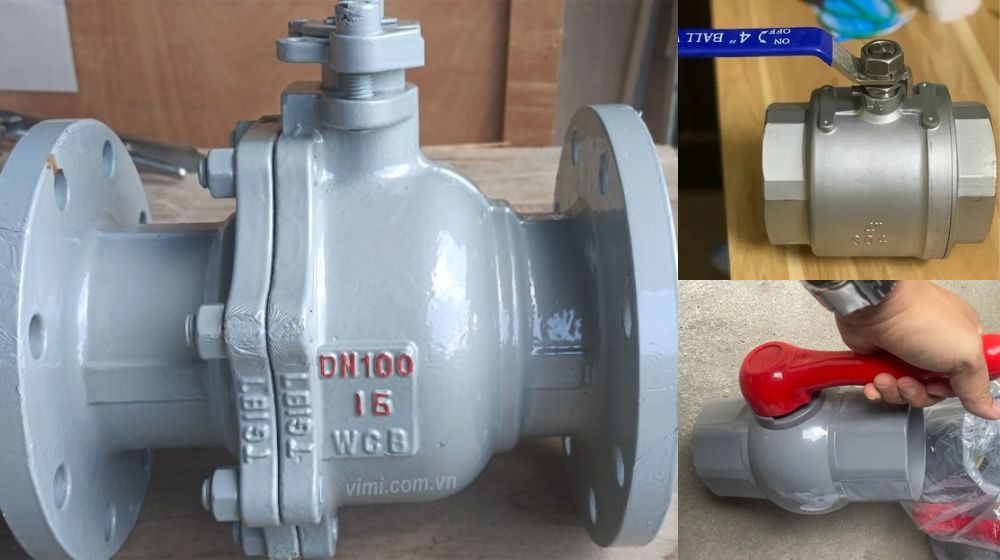 kết nối của van bi dn100